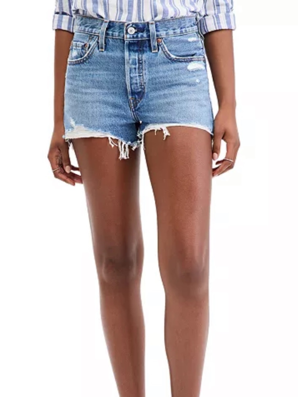 Levi’s 501 High Rise Denim Shorts 29